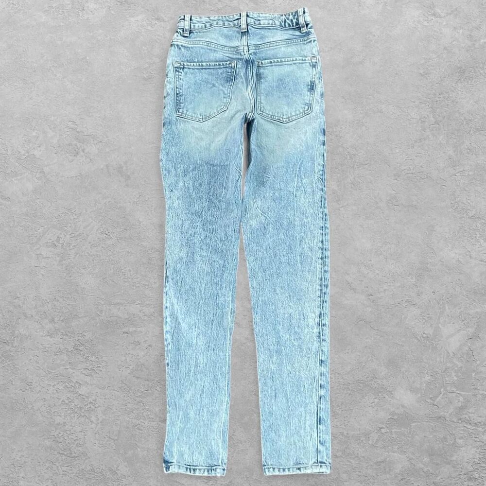 We The Free High Rise Skinny Jeans Light Wash 24 Denim Y2K Casual
